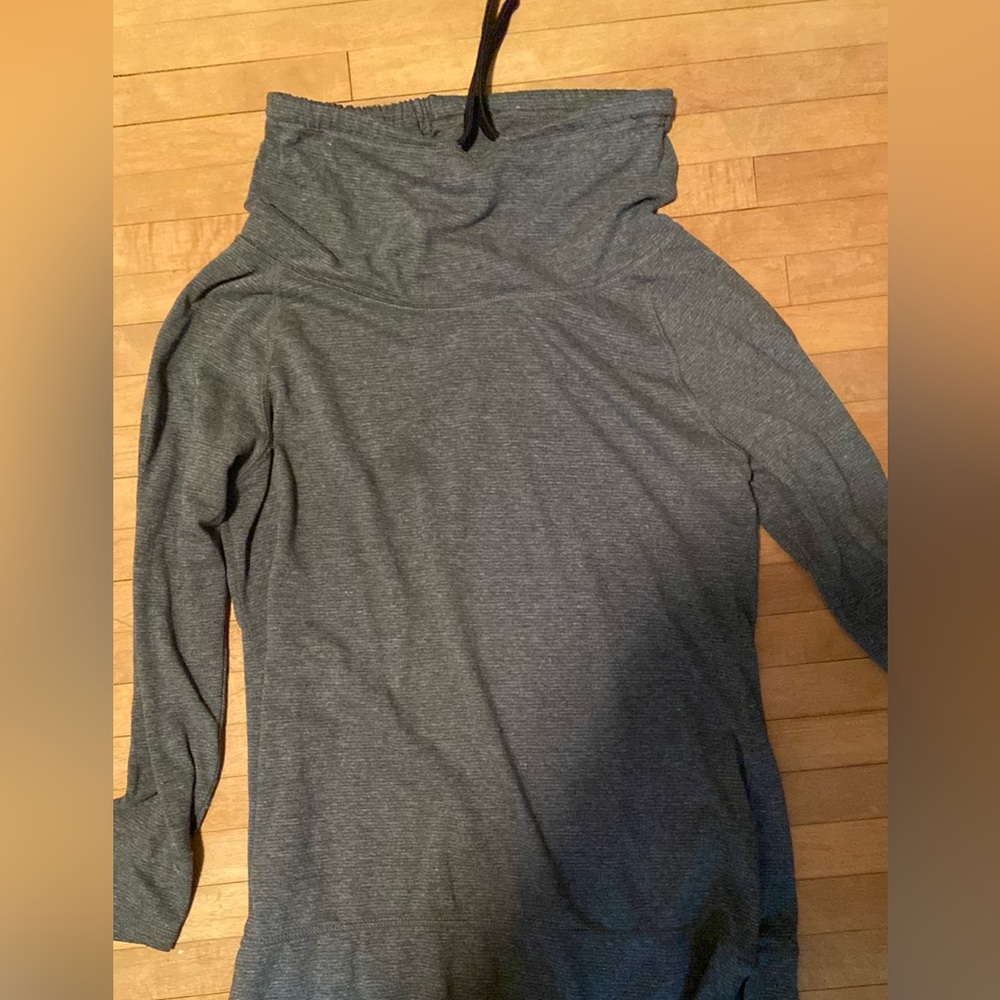 Gray Champion cowl neck sweater in good condition